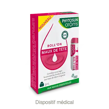 Phytosun Arôms Roll'on Maux De Tête 4 Ml