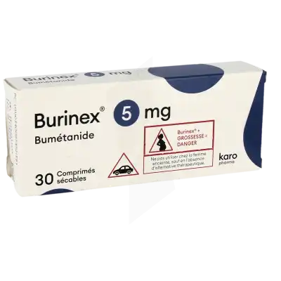 Burinex 5 Mg, Comprimé à Clamart