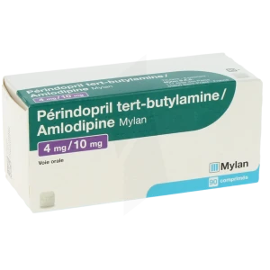 Perindopril Tert-butylamine/amlodipine Viatris 4 Mg/10 Mg, Comprimé