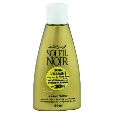 Soleil Noir Ip20 Crème Soin Vitaminé Protection Moyenne T/50ml à L'ISLE-SUR-LA-SORGUE