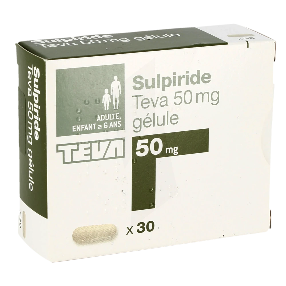 Sulpiride Teva 50 Mg, Gélule