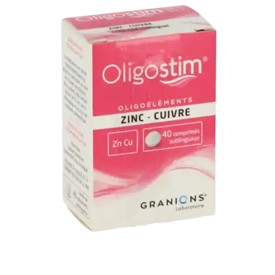 Oligostim Zinc Cuivre, Comprimé Sublingual à Bordeaux