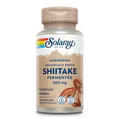 Solaray Shiitaké Fermenté 500mg Capsules Végétales B/60 à Libourne