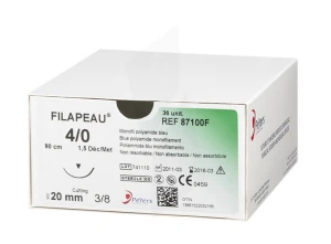 Filapeau, N° 0,7, 6/0, Aiguille 12 Mm (ref. 87000 B)