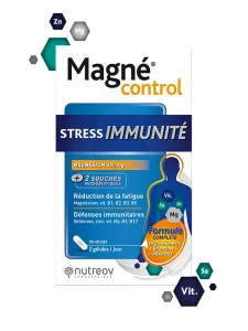 Nutreov Magné Control Stress Immunité Gélules B/30