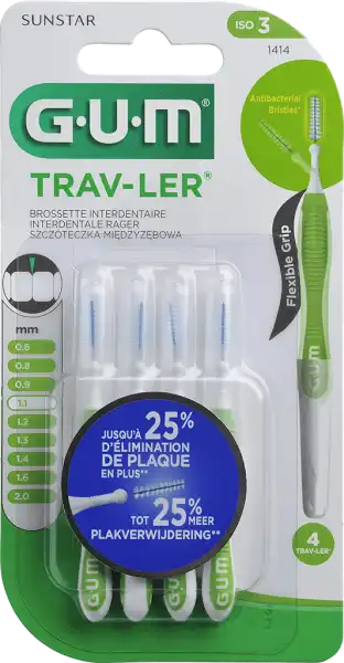 Butler 1414 Brossette Trav-ler Ultra Fine Conique B/4