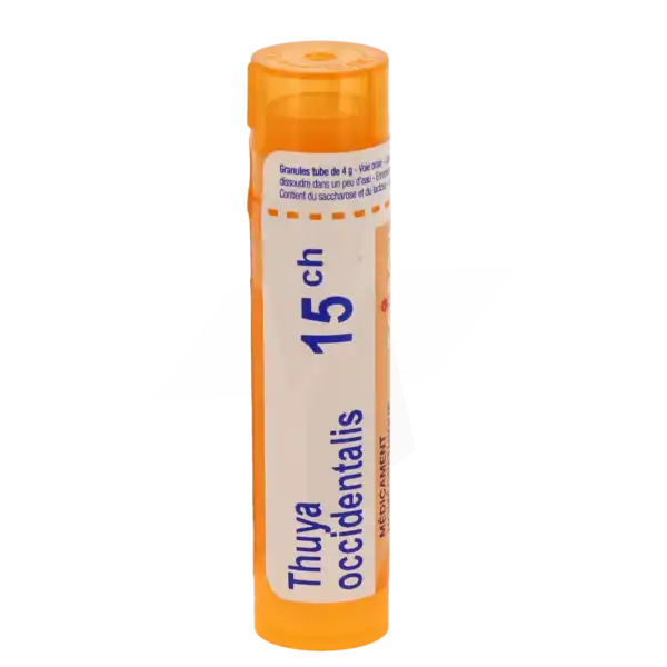 Boiron Thuya Occidentalis 15ch Granules Tube De 4g