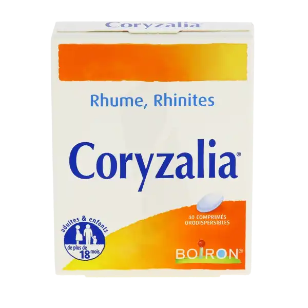 Boiron Coryzalia Comprimés Orodispersibles Plq/40