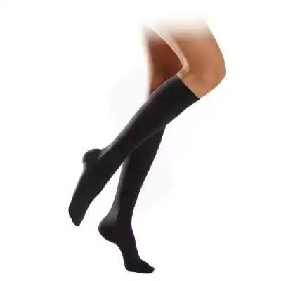 Sigvaris Expert Chaussette Classe 3 Femme Noir Long S à VILLEMUR SUR TARN