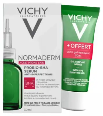 Vichy Normaderm Sérum Fl Pompe/30ml+gel à SENNECEY-LÈS-DIJON