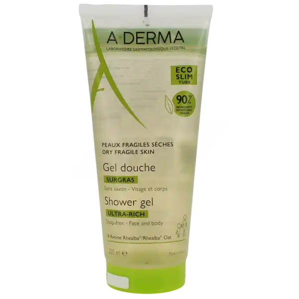 Aderma Gel Douche Surgras T/200ml