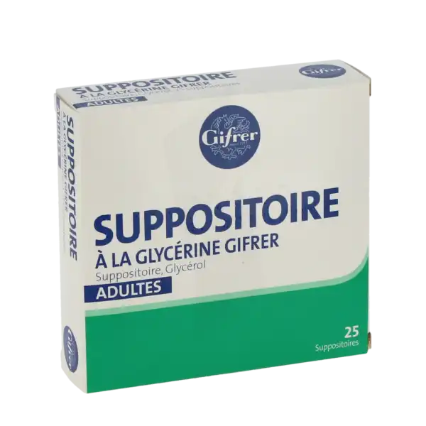 Suppositoire A La Glycerine Gifrer Adultes, Suppositoire