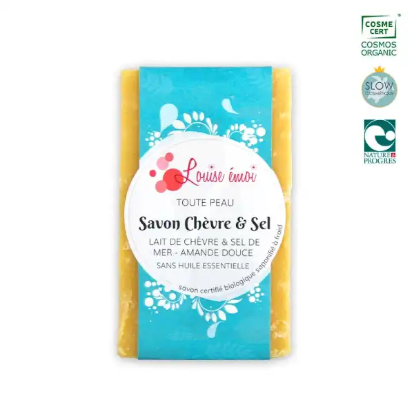 Louise émoi Savon Solide Chèvre Et Sel 100g