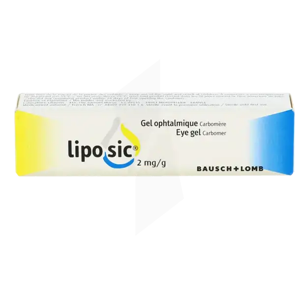 Liposic 2 Mg/g, Gel Ophtalmique