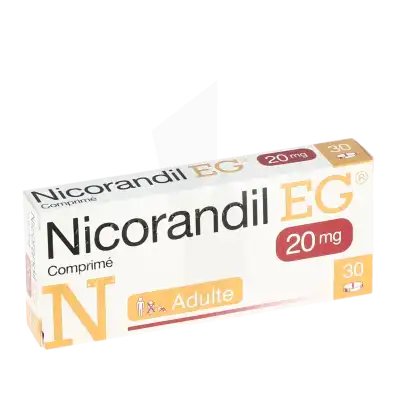 Nicorandil Eg 20 Mg, Comprimé à Auterive
