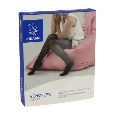Thuasne Venoflex Secret 2 Bas Antiglisse Femme Beige Doré T3n- à Venerque