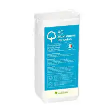 Maxi Carrés Coton  Sachet De 80 à SAINT-CYR-SUR-MER