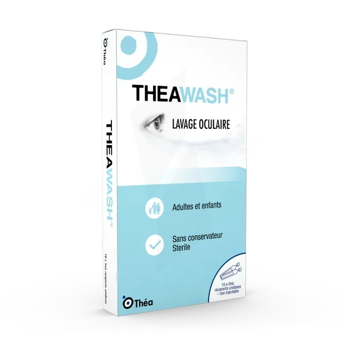 Theawash Solution De Lavage Oculaire Sterile Unidoses 5ml 10