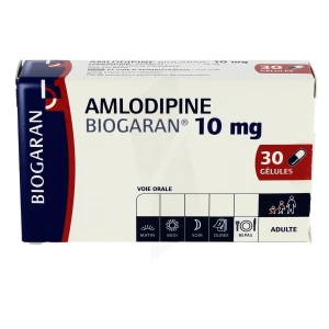 Amlodipine Biogaran 10 Mg, Gélule