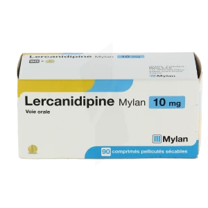 Lercanidipine Viatris 10 Mg, Comprimé Pelliculé Sécable