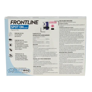 Frontline Spot On Chat, Solution Pour Spot-on