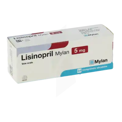 LISINOPRIL VIATRIS 5 mg, comprimé sécable