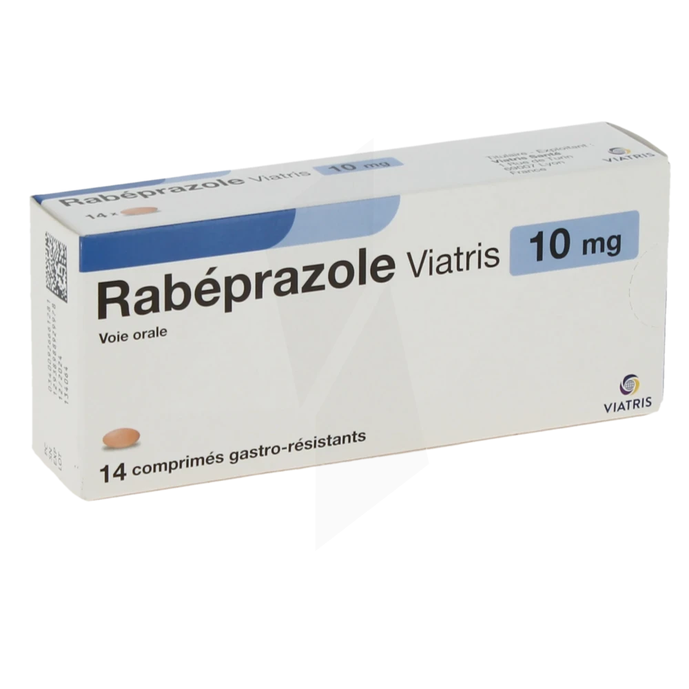 Rabeprazole Viatris 10 Mg, Comprimé Gastro-résistant