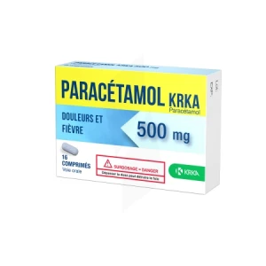 Paracetamol Krka 500 Mg, Comprimé