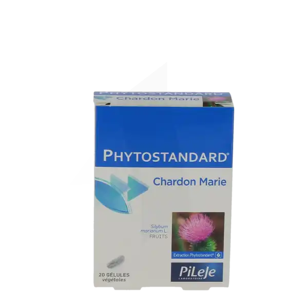 Pileje Phytostandard - Chardon Marie 20 Gélules Végétales