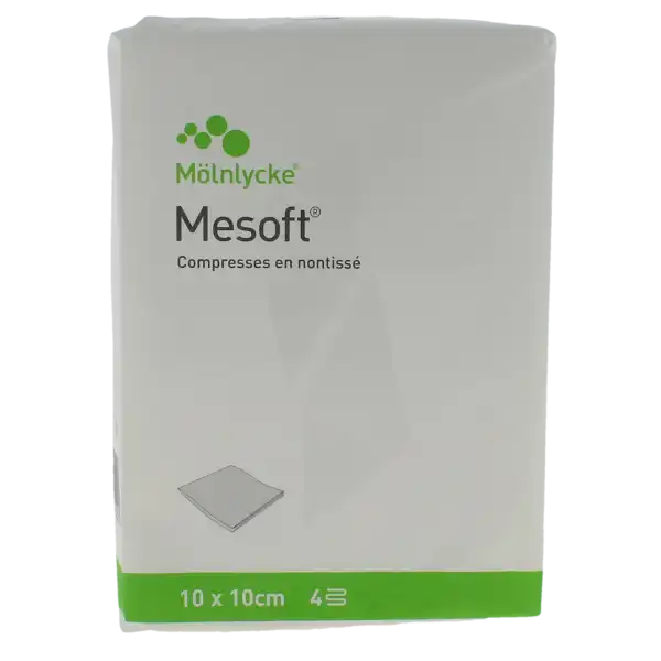 Mesoft Compresses En Notissé 4 Plis - 10x10cm