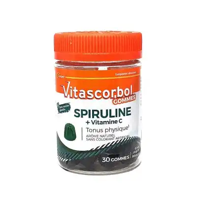 Vitascobol Gommes Spiruline Gommes B/30 à SEYNOD