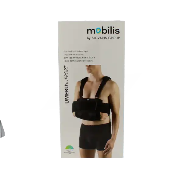 Mobilis Umerusupport Bandage D'immobilisation Noir S/m