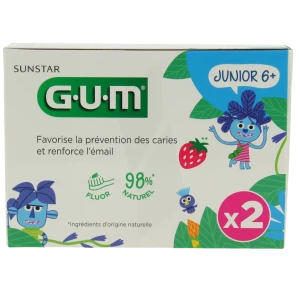 Gum Junior Gel Dentifrice 6ans+ 2t/50ml