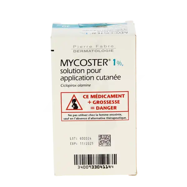 Pharmacie Mercier - Médicament Mycoster 1 %, Solution Pour ...