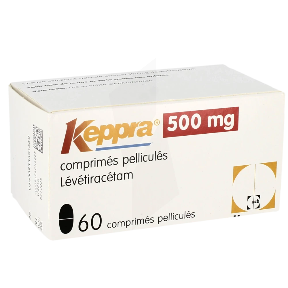 Keppra 500 Mg, Comprimé Pelliculé