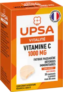 Upsa Vitaminec 1000 Comprimés à Croquer 2t/10 à Paris