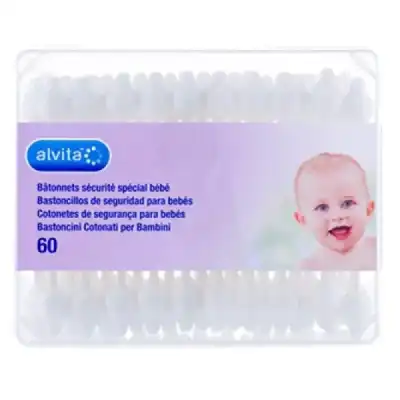 Alvita Bâtonnet Sécurité Papier Spécial Bébé B/60 à MONTEUX