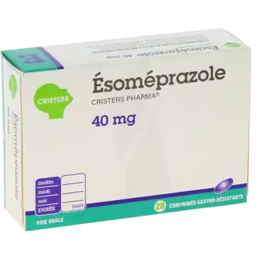Esomeprazole Cristers Pharma 40 Mg, Comprimé Gastro-résistant à Abbeville