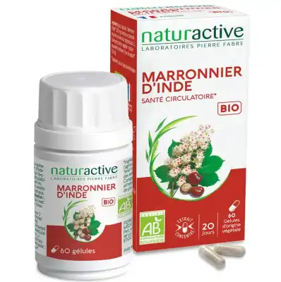 Naturactive Phytotherapie Marronnier D'inde Bio Gélules B/60 à VILLENEUVE-LOUBET