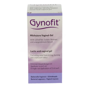 Gynofit Gel Vaginal à L'acide Lactique 6unidoses/5ml