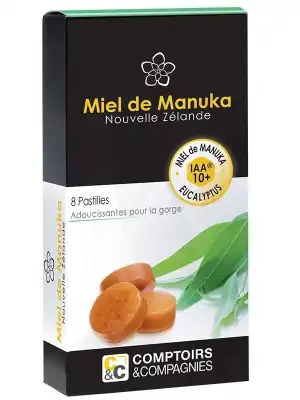 Pastilles Manuka Iaa10+/eucalyptus 8 Pastilles à RUMILLY