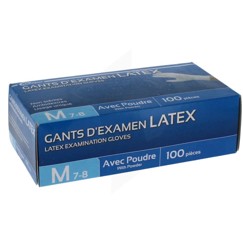 Cooper Gant Examen Latex Ambidextre M B/100