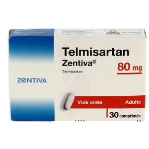 Telmisartan Zentiva 80 Mg, Comprimé