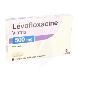 Levofloxacine Viatris 500 Mg, Comprimé Pelliculé Sécable