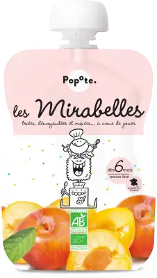 Popote Mirabelles Bio Gourde/120g à Mérignac