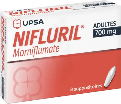 NIFLURIL ADULTES 700 mg, suppositoire