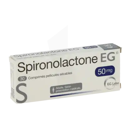 Spironolactone Eg 50 Mg, Comprimé Pelliculé Sécable à Abbeville