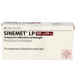Sinemet Lp 200 Mg/50 Mg, Comprimé à Libération Prolongée