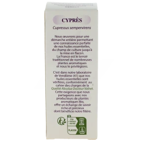 Docteur Valnet Huile Essentielle Bio, Cypres 10ml