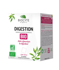 Biocyte Digestion Poudre Pour Solution Buvable Bio 15 Sachets/1,6g